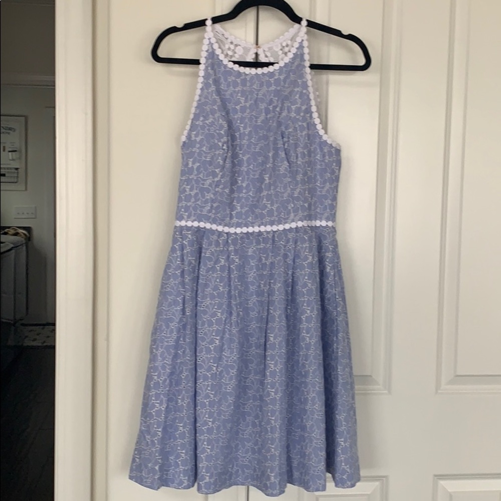 Lilly Pulitzer Blue and White Dress